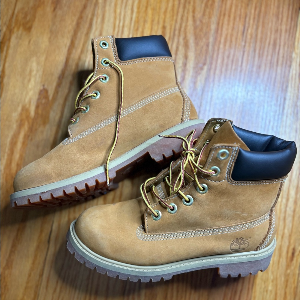 Timberland Kids Brown Lace-Up Boots
